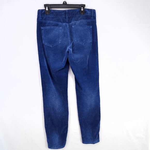 CLOSED Corduroy Jeans Womens 25 Blue Skinny Leg Low Rise Made in Italy Pants - Picture 2 of 13